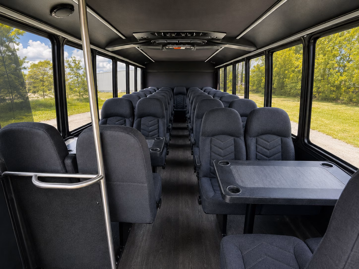 shuttle buses for thousand oaks wedding guests between hotels and venues
