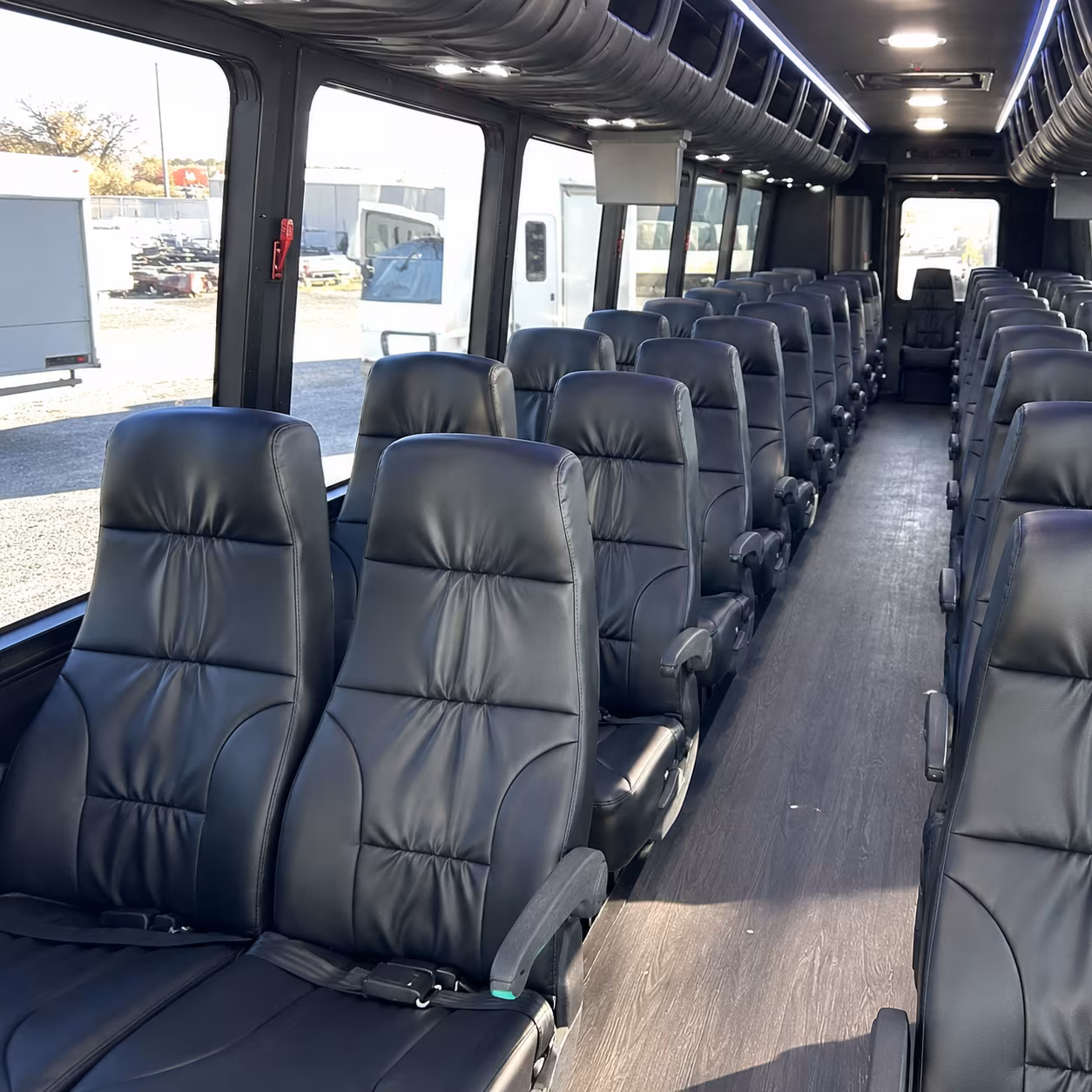 thousand oaks 28 passenger minibus interior