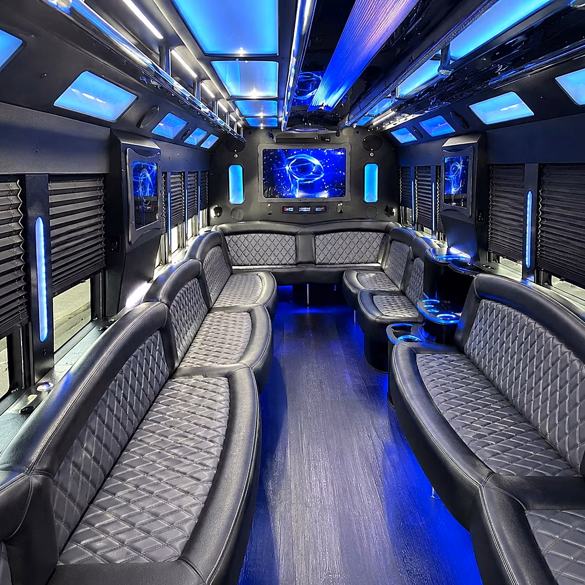thousand oaks party bus interior